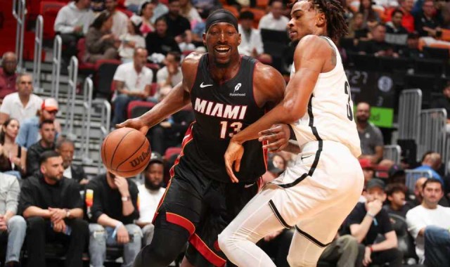 澳客体育-热火3人20+大胜送篮网9连败 阿德巴约23+9+6希罗22分